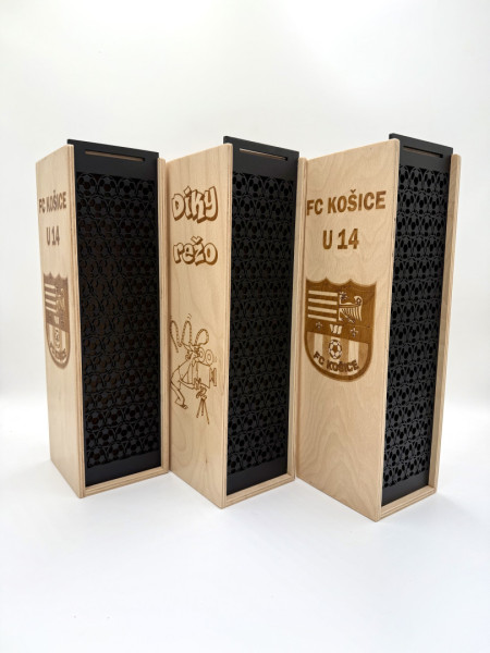 Drevená krabička na alkohol